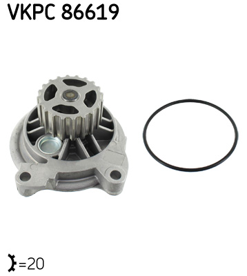 Pompa acqua - VKPC 86619 SKF